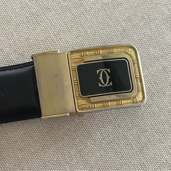 Men’s Vintage Cartier Double C Belt Buckle - Picture 1 of 11